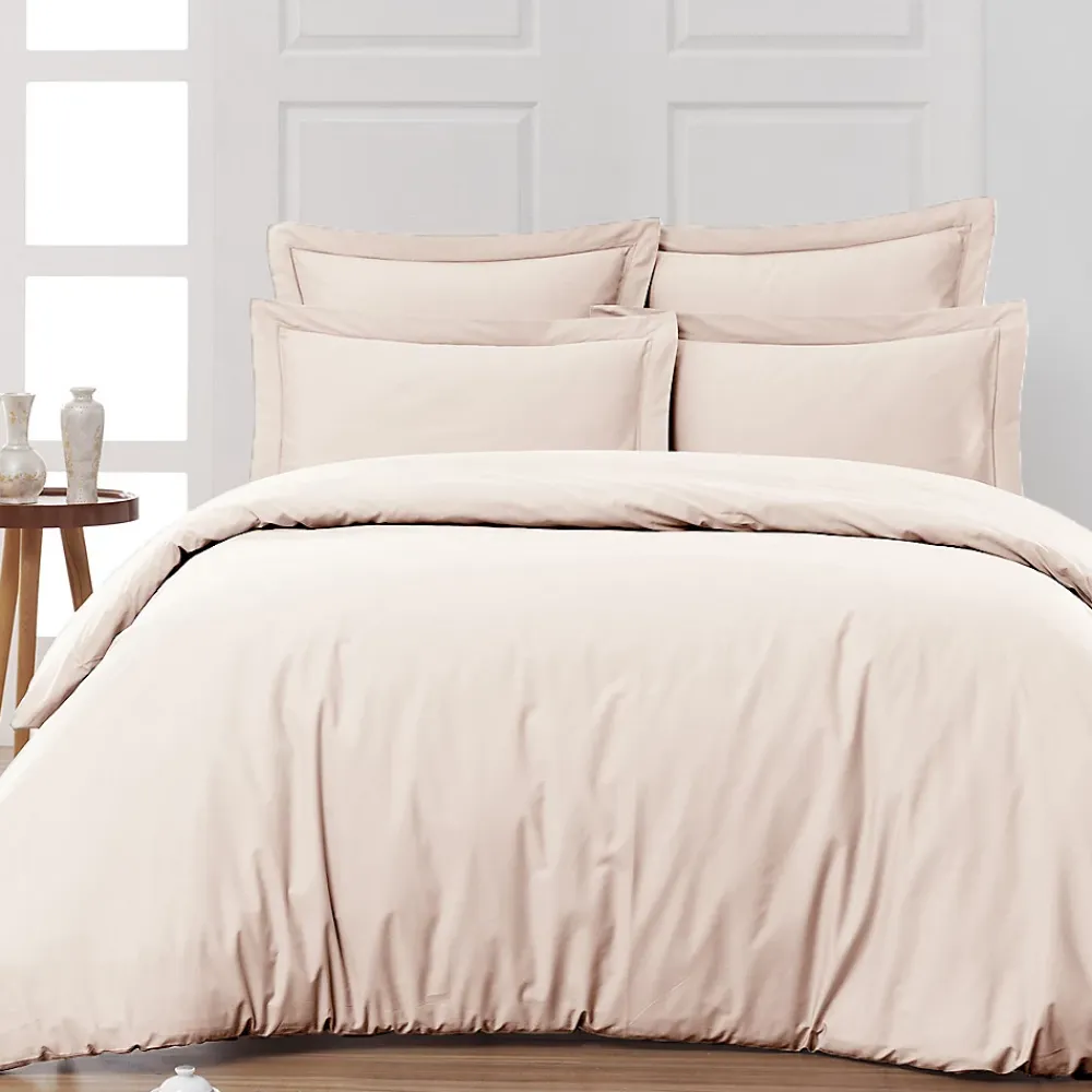Sensei Maison Drap housse en percale de coton bonnet 30 cm Petale 200x200 cm SOFT PERCALE* Drap Housse|Drap Housse