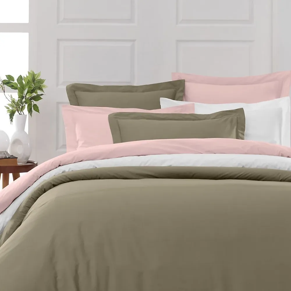 Sensei Maison Drap housse en percale de coton bonnet 30 cm Taupe 120x190 cm SOFT PERCALE* Drap Housse|Drap Housse