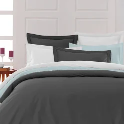 Drap housse en percale de coton bonnet 30 cm Nuage 140x190 cm SOFT PERCALE><noscript><img width=