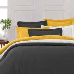 Sensei Maison Drap housse en percale de coton bonnet 30 cm Anthracite 80x200 cm SOFT PERCALE* Drap Housse|Drap Housse