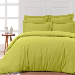 Sensei Maison Drap housse en percale de coton bonnet 30 cm Citronelle 80x200 cm SOFT PERCALE* Drap Housse|Drap Housse