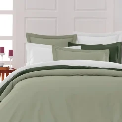 Sensei Maison Drap housse en percale de coton bonnet 30 cm Sauge 80x200 cm SOFT PERCALE* Drap Housse|Drap Housse