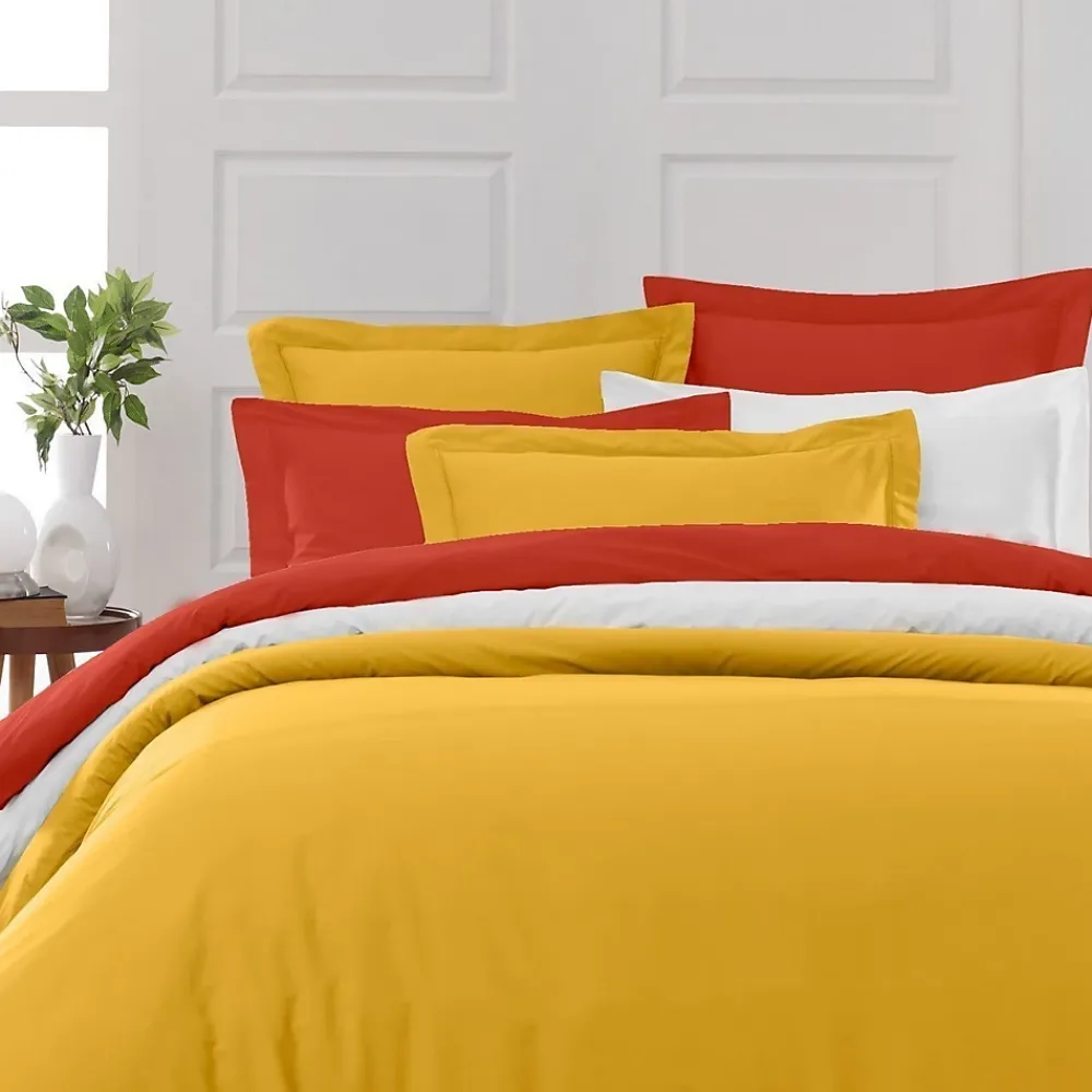 Sensei Maison Drap housse en percale de coton bonnet 30 cm Terracota 200x200 cm SOFT PERCALE* Drap Housse|Drap Housse