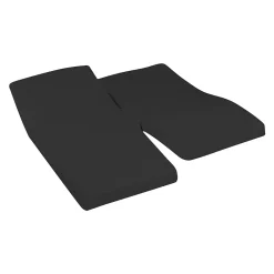 Sensei Maison Drap housse en percale de coton pour lit articulé Anthracite 140x190 cm SOFT PERCALE* Drap Housse|Drap Housse