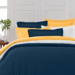 Sensei Maison Drap housse en percale de coton bonnet 30 cm Indigo 140x190 cm SOFT PERCALE* Drap Housse|Drap Housse