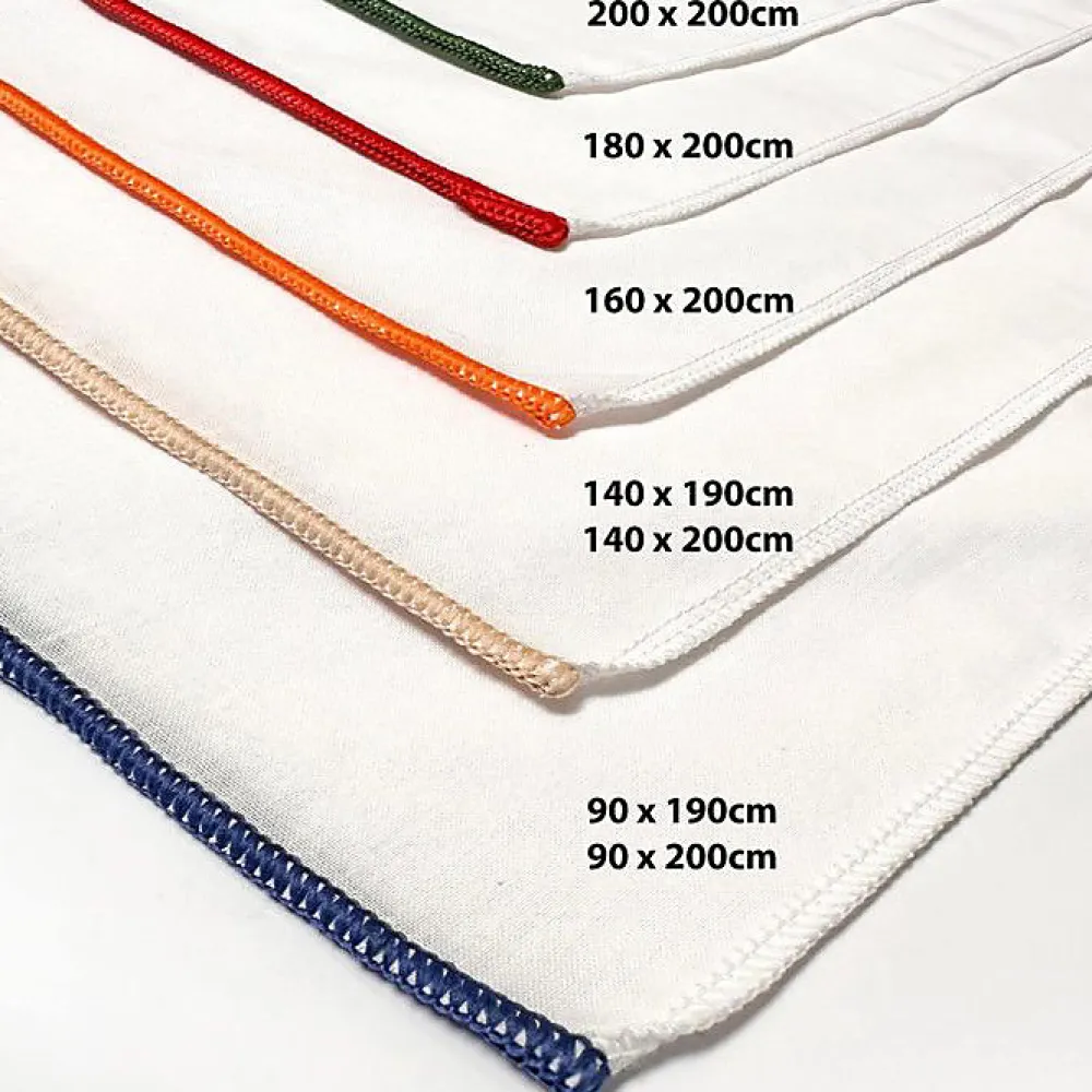 Soleil D'Ocre Drap housse en polycoton 160x200 cm PERCALE lin, par* Drap Housse|Drap Housse