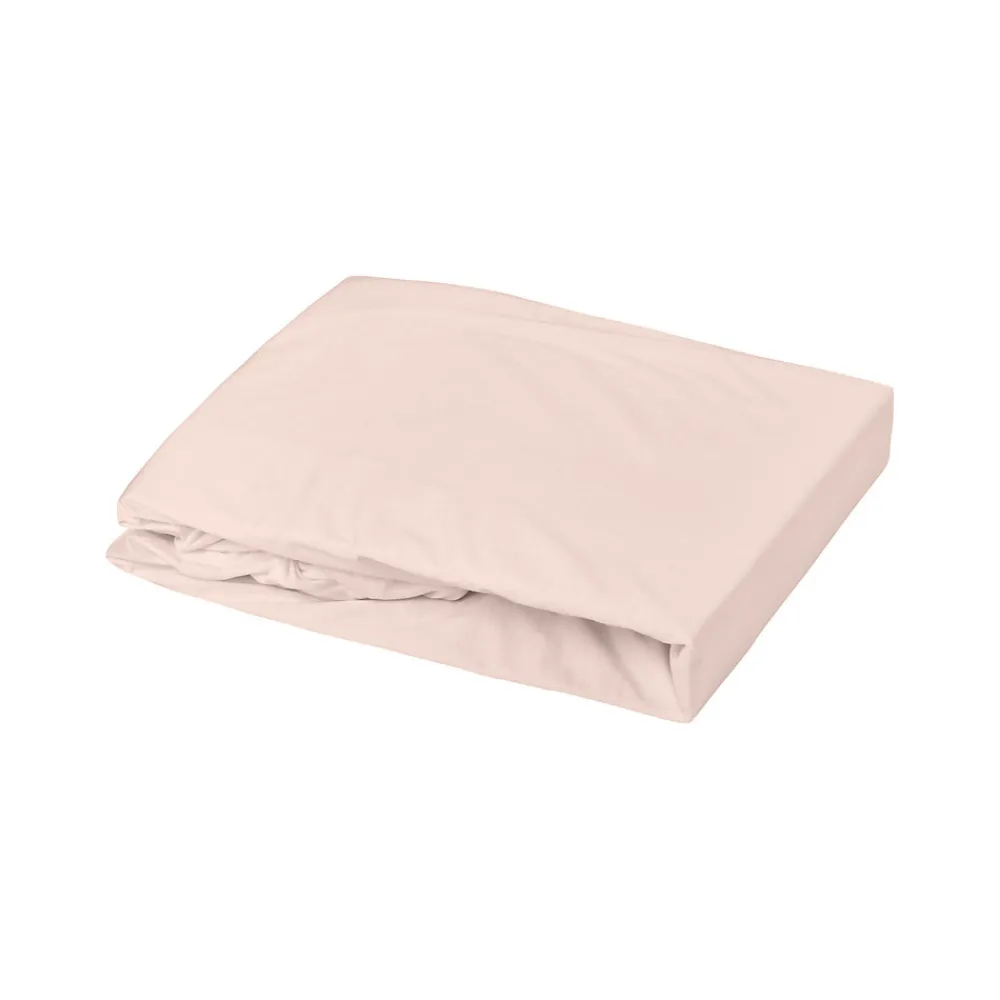 Drap housse enfant Oeko-tex 100% coton 130g/m² (60x120 cm - Rose Clair)>Domiva Clearance