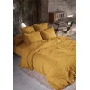L'Effet Papillon Drap housse "Gaïa" toutes dimensions "Gaze de Coton" - Gaïa Safran - 180 x 200 cm bonnet de 30 cm* Drap Housse|Drap Housse