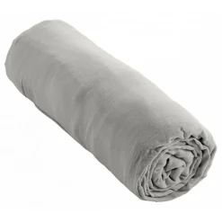 L'Effet Papillon Drap housse "Gaïa" toutes dimensions "Gaze de Coton" - Gaïa Nuage - 180 x 200 cm bonnet de 30 cm* Drap Housse|Drap Housse