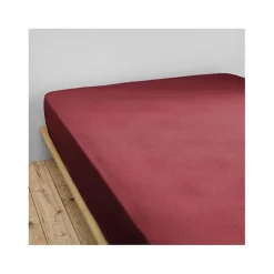 Drap housse "Gaïa" toutes dimensions "Gaze de Coton" - Gaïa Terracotta - 200 x 200 cm bonnet de 30 cm>L'Effet Papillon Clearance