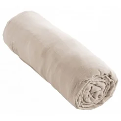Drap housse "Gaïa" toutes dimensions "Gaze de Coton" - Gaïa Pampa - 200 x 200 cm bonnet de 30 cm>L'Effet Papillon New