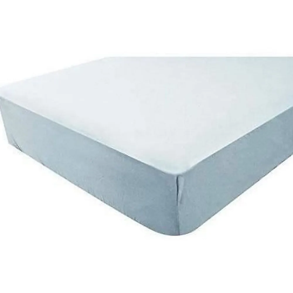 Drap housse imperméable 2 en 1 (60x120 cm - Gris Perle)>Domiva New