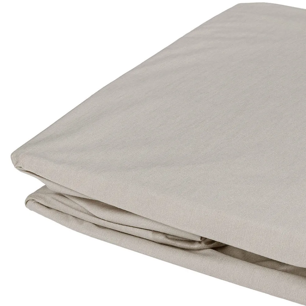 Drap housse élastiqué en 100% coton peigné (180x200 cm - Gris Galet)>Toison d'Or New