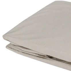 Drap housse élastiqué en 100% coton peigné (160x200 cm - Gris Galet)>Toison d'Or Outlet