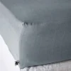 Drap housse "Lysandre" toutes dimensions "Lyocel" - Lysandre Stone - 140 x 200 cm bonnet de 30 cm>L'Effet Papillon Outlet