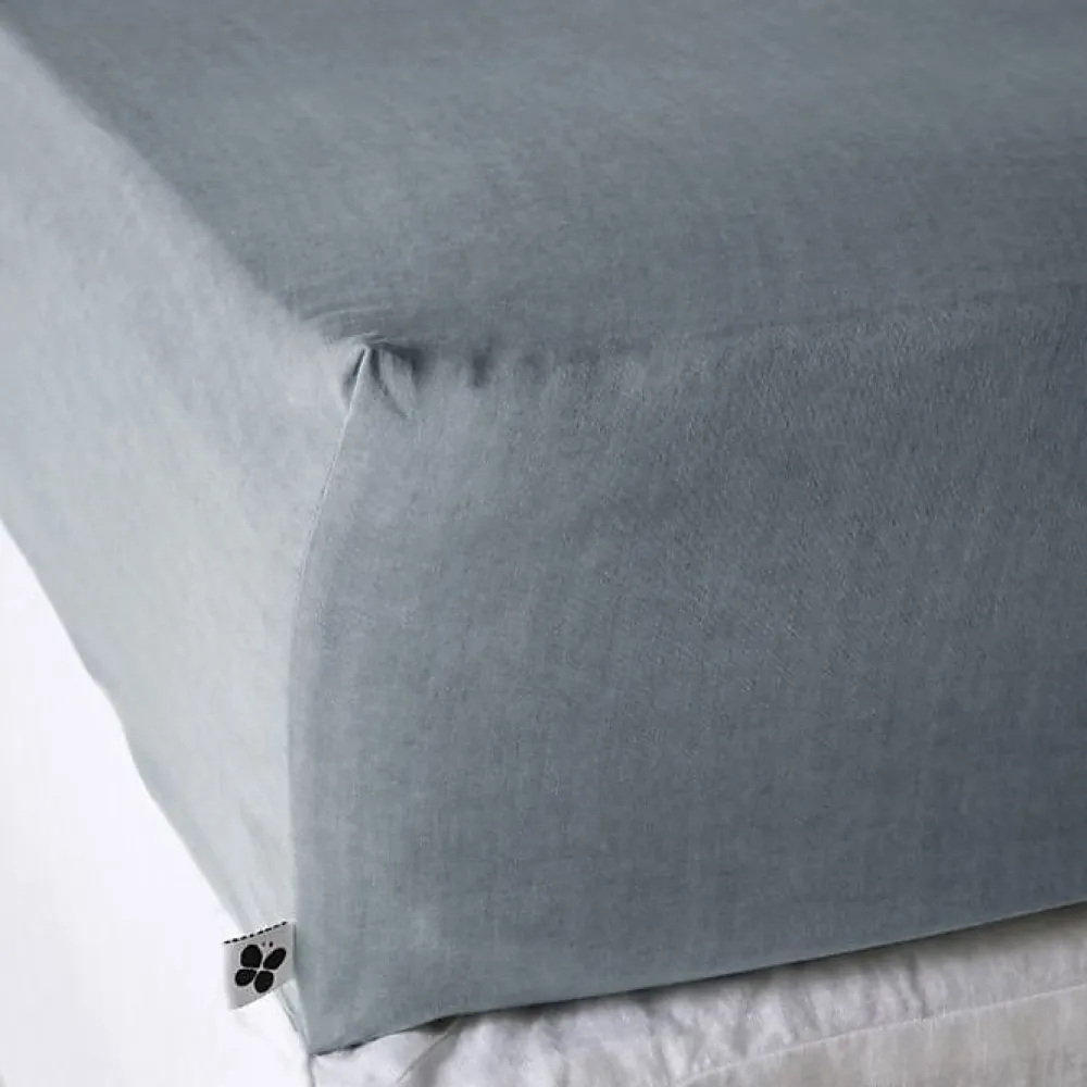 Drap housse "Lysandre" toutes dimensions "Lyocel" - Lysandre Stone - 140 x 200 cm bonnet de 30 cm>L'Effet Papillon Outlet