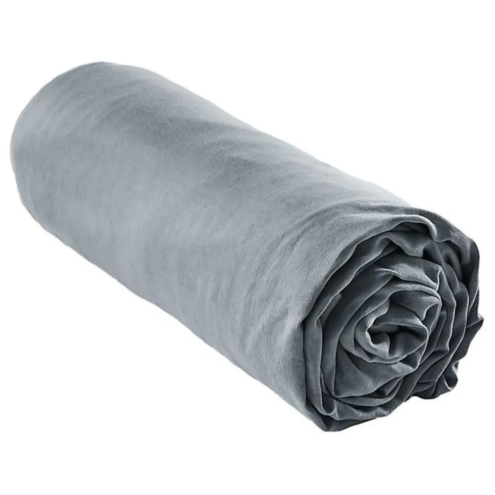 Drap housse "Lysandre" toutes dimensions "Lyocel" - Lysandre Stone - 140 x 200 cm bonnet de 30 cm>L'Effet Papillon Outlet