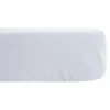 Drap housse Palace pur coton teint lavé 63 fils/cm² - Palace Neige - 140 x 190 cm bonnet de 35 cm>Vent Du Sud Hot