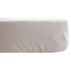 Drap housse Palace pur coton teint lavé 63 fils/cm² - Palace Naturel - 140 x 190 cm bonnet de 35 cm>Vent Du Sud Sale