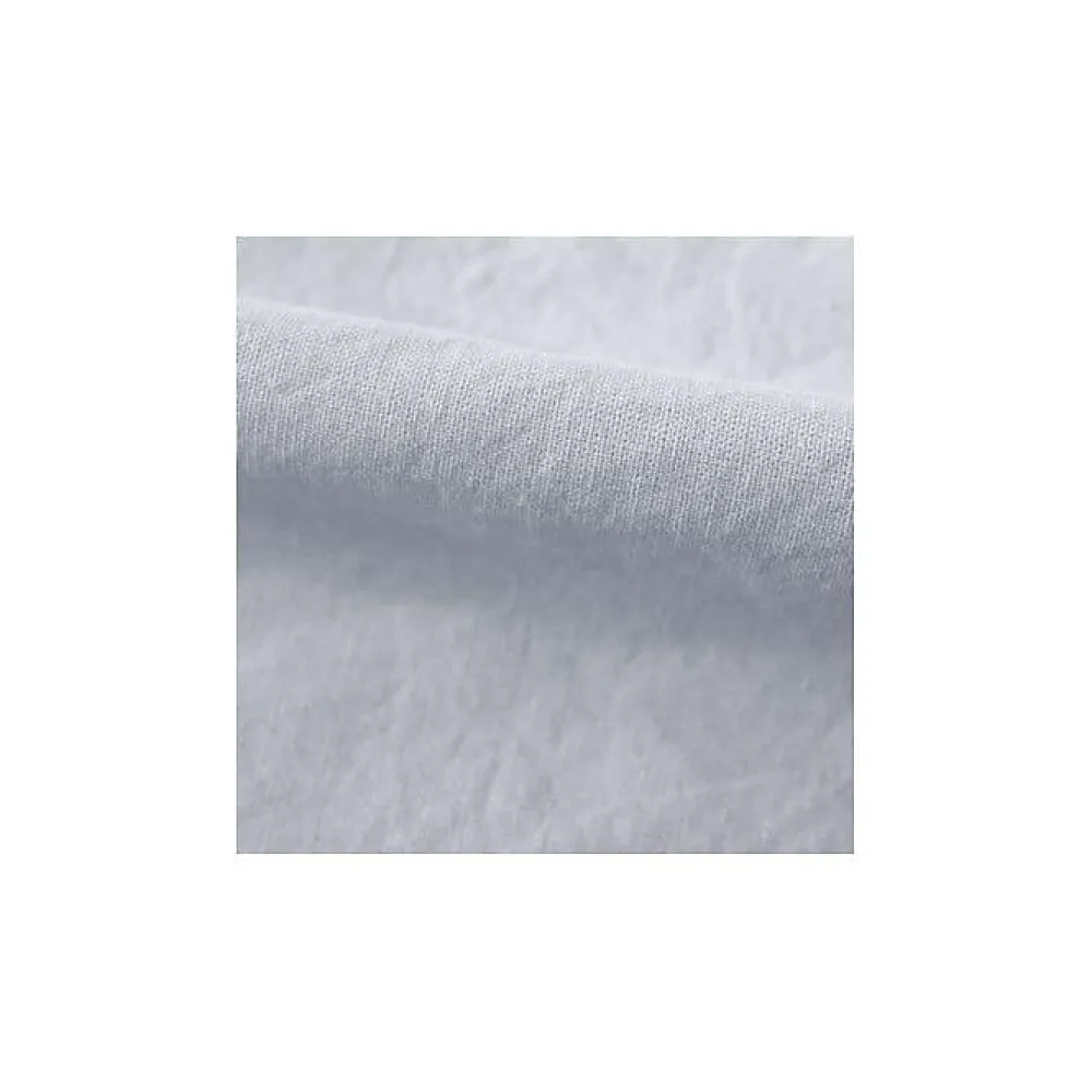 Vent Du Sud Drap housse Palace pur coton teint lavé 63 fils/cm² - Palace Neige - 90 x 190 cm bonnet de 30 cm* Drap Housse|Drap Housse