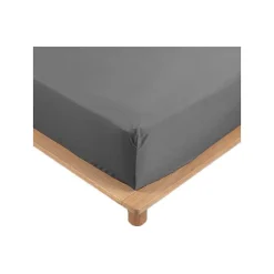 Promolinge Drap Housse Percale Bonnet 30 Cm 190x140cm anthracite* Drap Housse|Drap Housse
