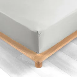 Drap Housse Percale Bonnet 30 Cm 190x140cm Blanc>Douceur D'Intérieur Outlet