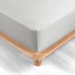 Drap Housse Percale Bonnet 30 Cm 190x140cm Blanc><noscript><img width=
