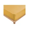 Drap Housse Percale Bonnet 30 Cm 190x90cm jaune>Promolinge New