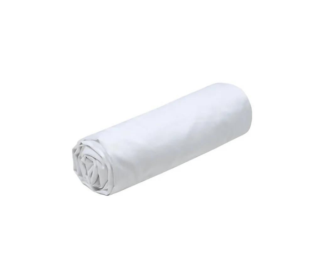 Drap housse percale en coton Nuage>Eden Best
