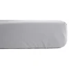 Drap housse percale pur coton peigné longues fibres 80 fils/cm² avec bonnet de 35 cm - Perle - 180 x 200 cm bonnet de>Vent Du Sud Sale