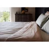 Vent Du Sud Drap housse percale pur coton peigné longues fibres 80 fils/cm² avec bonnet de 35 cm - Ivoire - 80 x 200 cm bonnet de* Drap Housse|Drap Housse