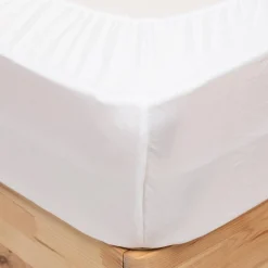 Drap housse Priscia blanc 140x190cm - Atmosphera>Atmosphera Créateur D'Intérieur Hot