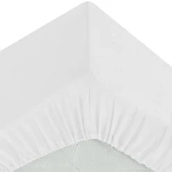 Drap housse Priscia blanc 140x190cm - Atmosphera><noscript><img data-lazyloaded=