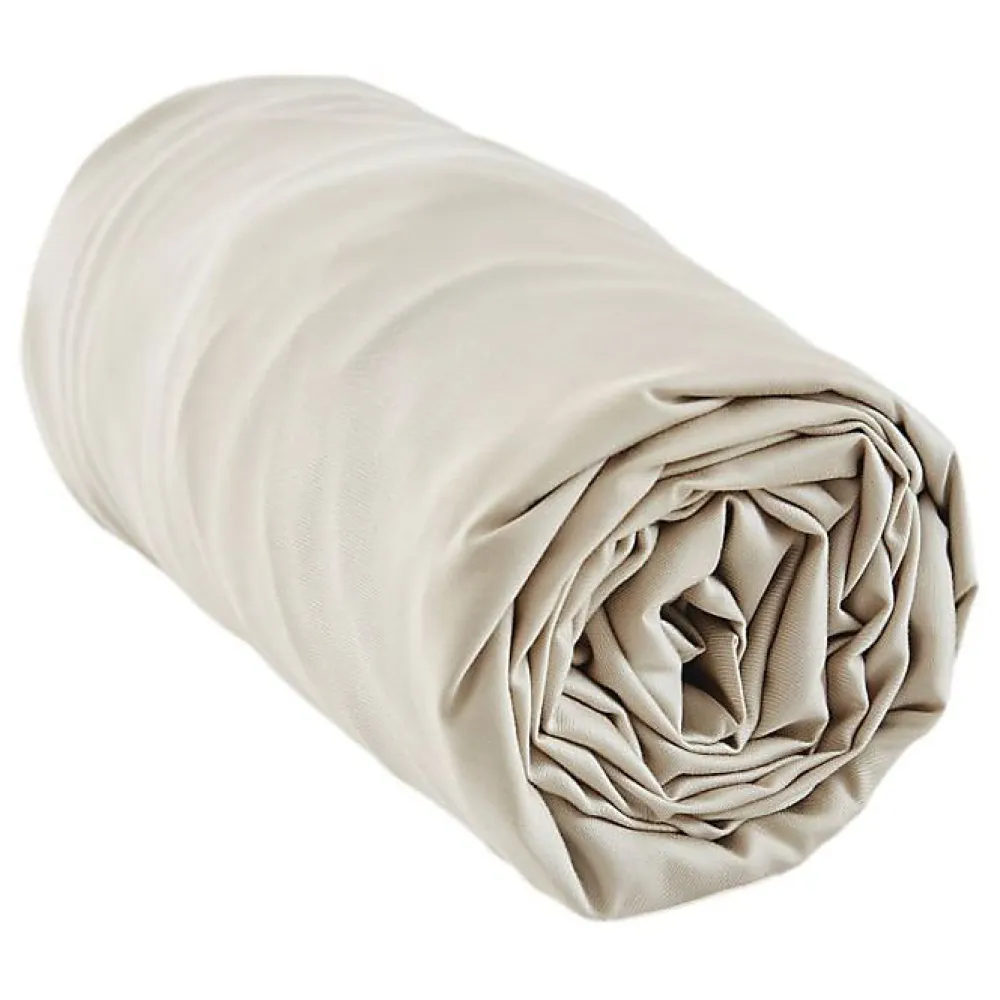 L'Effet Papillon Drap housse "Salomé" Viscose de bambou 120 fils/cm² toutes dimensions - Salomé Pampa - 180 x 200 cm bonnet de 30 cm* Drap Housse|Drap Housse