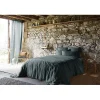 L'Effet Papillon Drap housse "Soline" toutes dimensions Lin lavé - Soline Ardoise - 160 x 200 cm bonnet de 30 cm* Drap Housse|Drap Housse