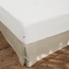 L'Effet Papillon Drap housse "Soline" toutes dimensions Lin lavé - Soline Craie - 180 x 200 cm bonnet de 30 cm* Drap Housse|Drap Housse