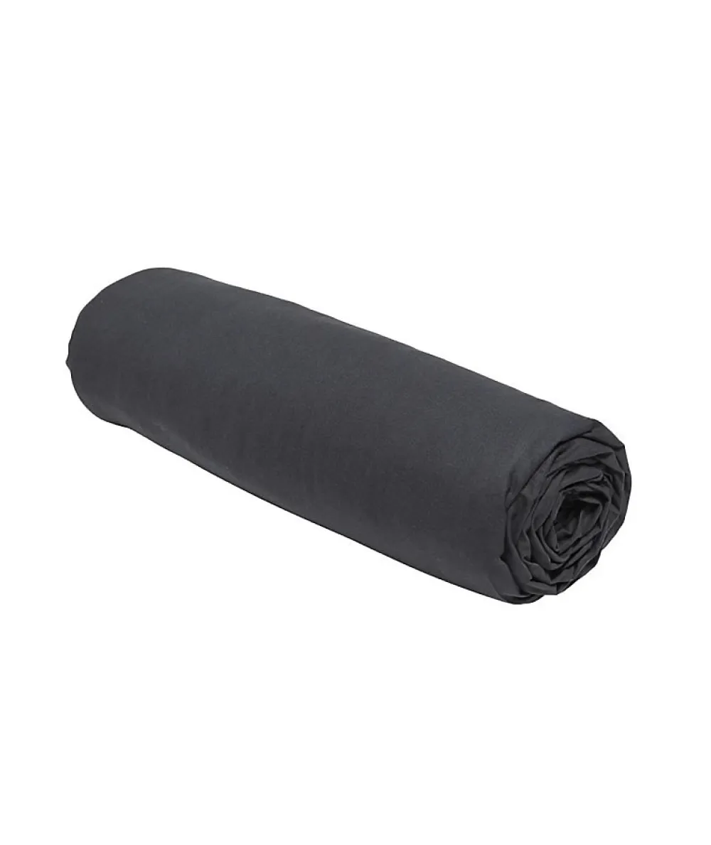 Drap housse TODAY Essential - 140 x 190 cm - 2 personnes - 100% Coton uni - Fusain>Todays Tools Clearance