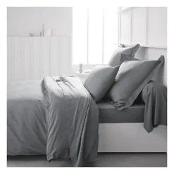 Todays Tools Drap housse TODAY Essential - 140 x 190+25 cm - 1 personne - 100% Coton jersey - Acier* Drap Housse|Drap Housse