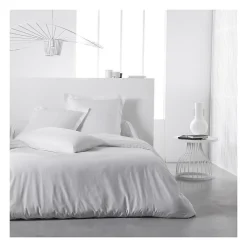 Todays Tools Drap housse TODAY Essential - 140 x 200+30 cm - 2 personnes - 100% Coton uni - Craie* Drap Housse|Drap Housse