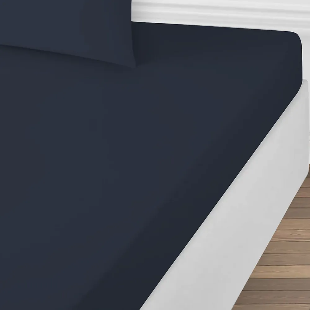 Future Home Drap housse uni en coton 57 fils 140x200cm* Drap Housse|Drap Housse