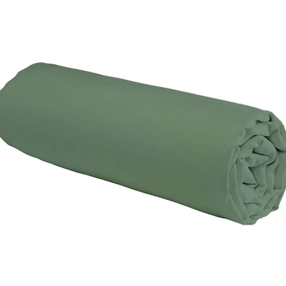 Drap housse uni en coton 57 fils 160x200cm>Future Home