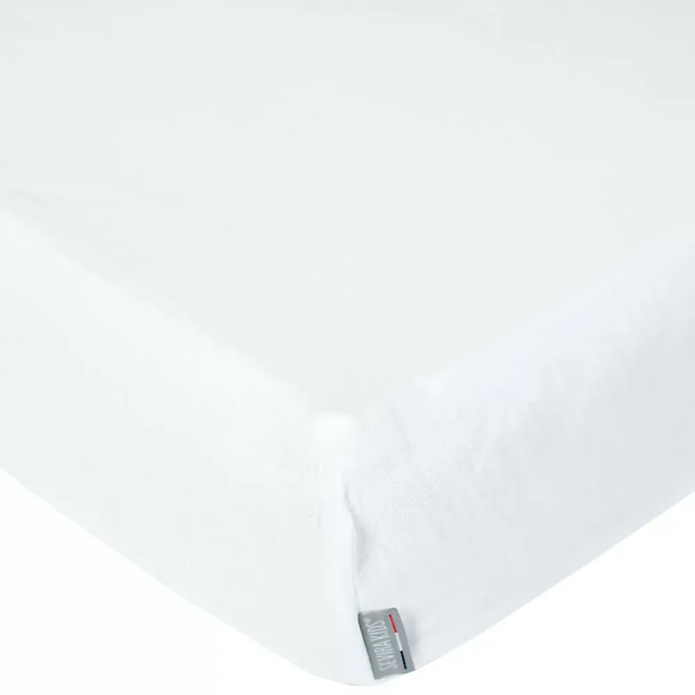 Sevira Kids Drap housse uni en gaze de coton* Drap Housse|Drap Housse