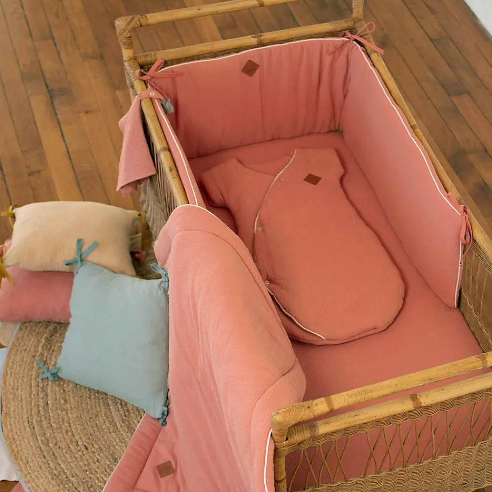 Drap housse uni en gaze de coton>Sevira Kids Best