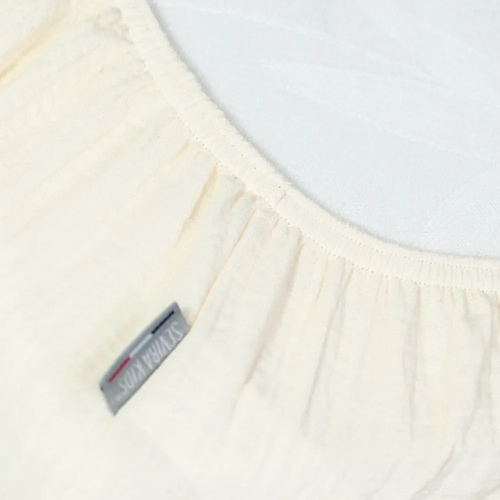 Drap housse uni en gaze de coton>Sevira Kids