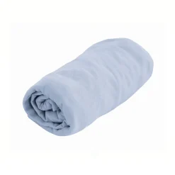 Drap housse uni en jersey (40x80 cm - Bleu ciel)>Domiva Discount