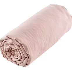 Linnea Drap housse uni 160x200 cm MILA 100% polyester micro lavée rose poudré* Drap Housse|Drap Housse