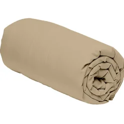 Drap housse 160x200 + 30 cm 100% Percale de Coton 80 fils Lin>Housse De Rêve