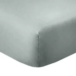 Drap housse 140x190 +35 cm Coton 57 fils Silver>Housse De Rêve Outlet