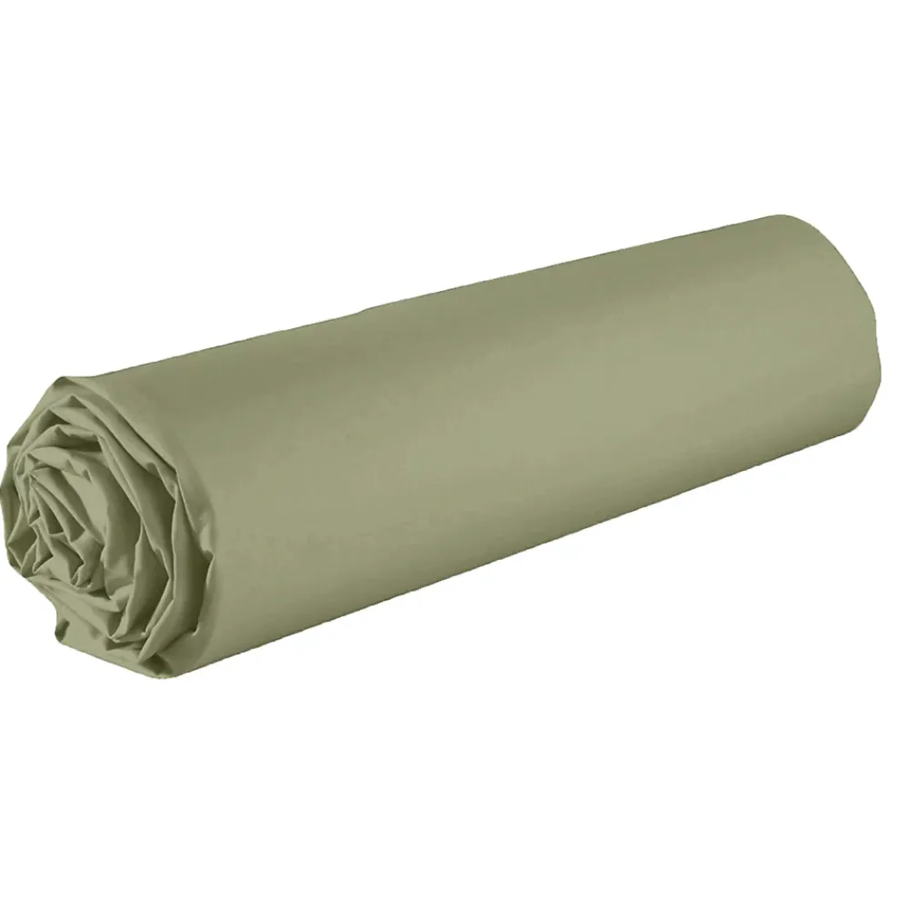 Housse De Rêve Drap housse 140x190 +35 cm Coton 57 fils Verveine* Drap Housse|Drap Housse