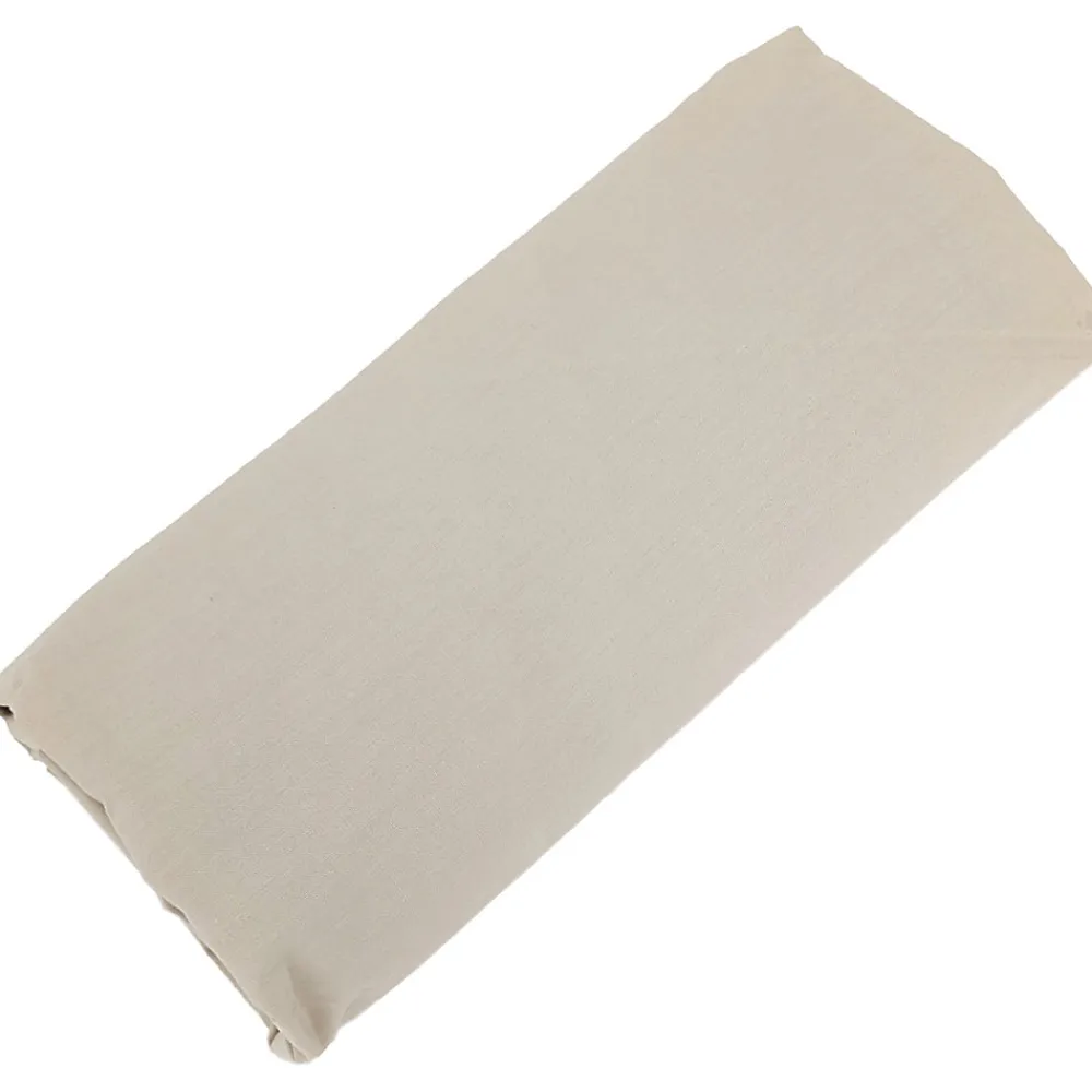 Drap housse 200x200 cm bonnet 30 cm percale de coton PASSION PERCALE beige Lin>Linnea Clearance